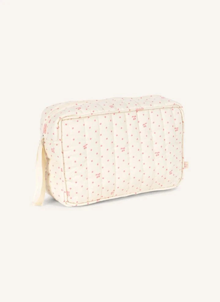 Konges Sløjd - Large Cherry Dot Toiletry Bag | Pink