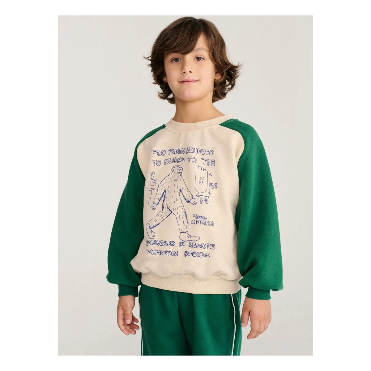 Bobo Choses - Organic Cotton Yeti Sweatshirt | Ecru