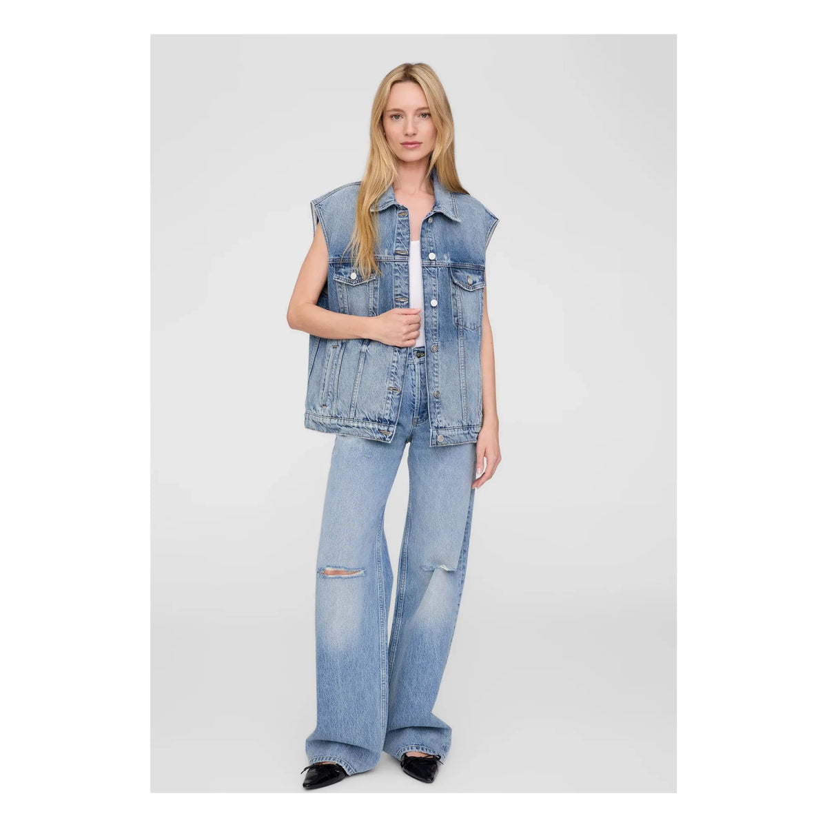 Anine Bing - Rory Plain Jacket | Denim