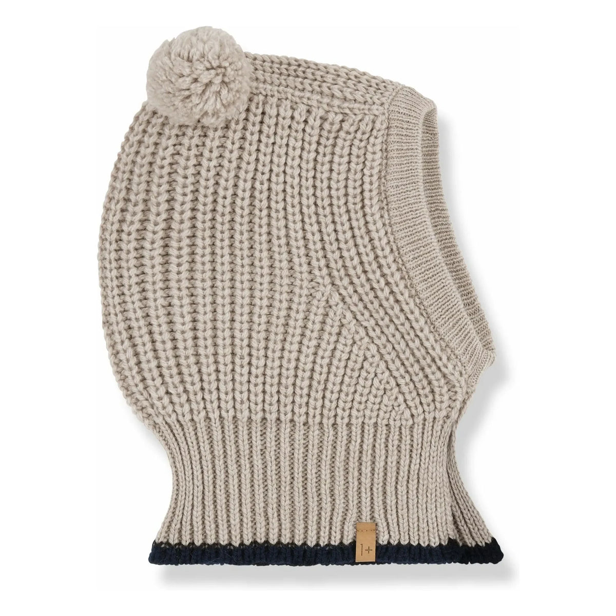 1+ in the family - Ebbe Merino wool balaclava | Beige