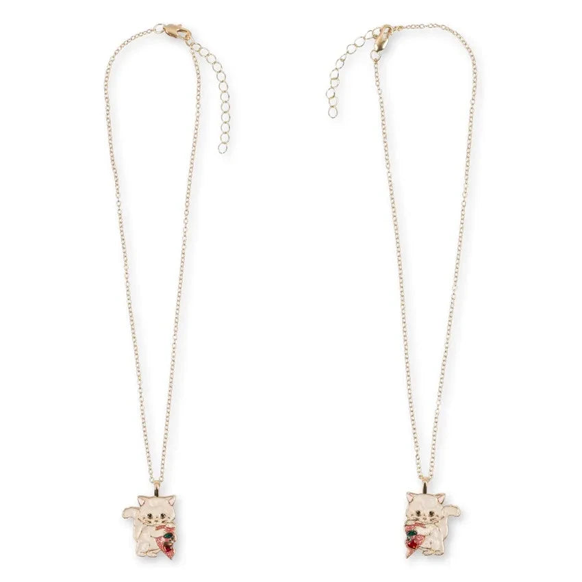 Konges Sløjd - 2 Piece Cat Friendship Necklace | Gold