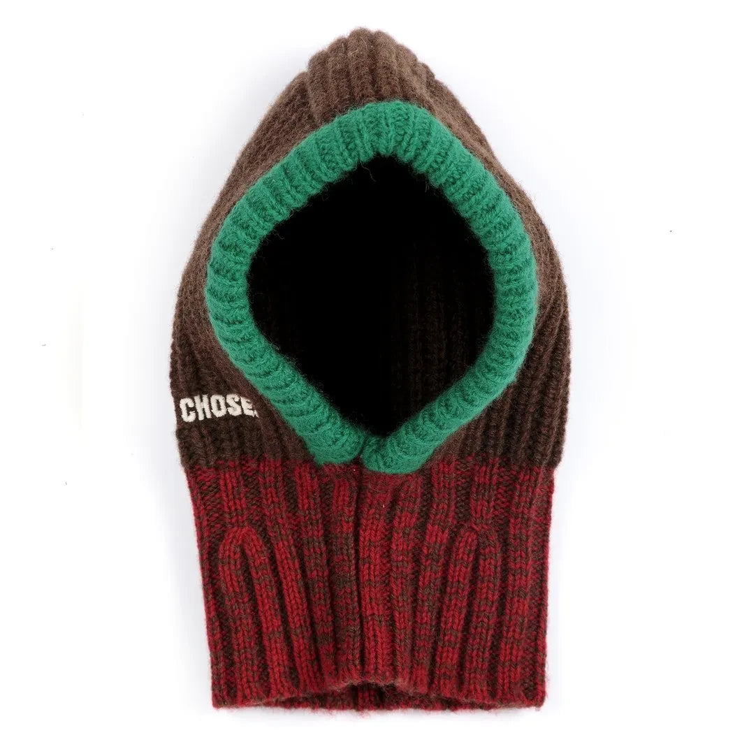 Bobo Choses - Recycled Wool Balaclava | Burgundy