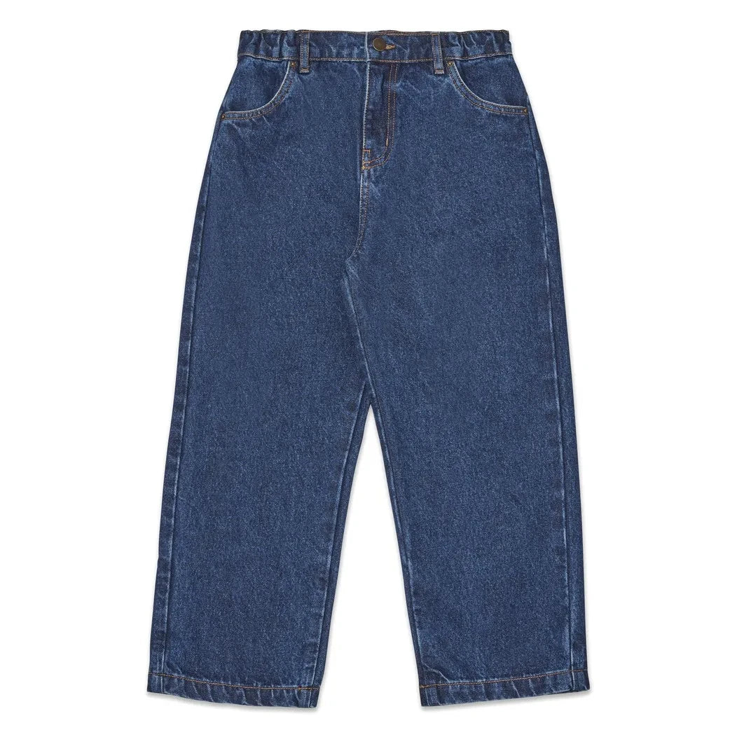 Main Story - Organic Cotton Wide Leg Jeans | Vintage Blue Denim