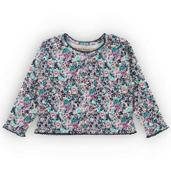 the new society - The New Society Floral Print Baby T-Shirt | Pink