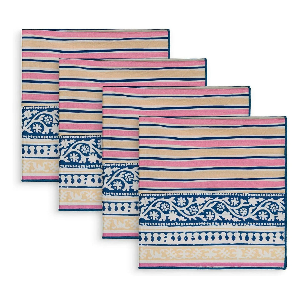 Louise Misha - Carlotta Napkins - Set of 4 | Fuchsia