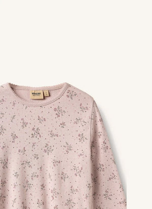 Wheat - Mila Fleuri Organic Cotton Pajamas | Powder Pink