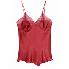 Mes Demoiselles - Sebal silk strappy top | Red