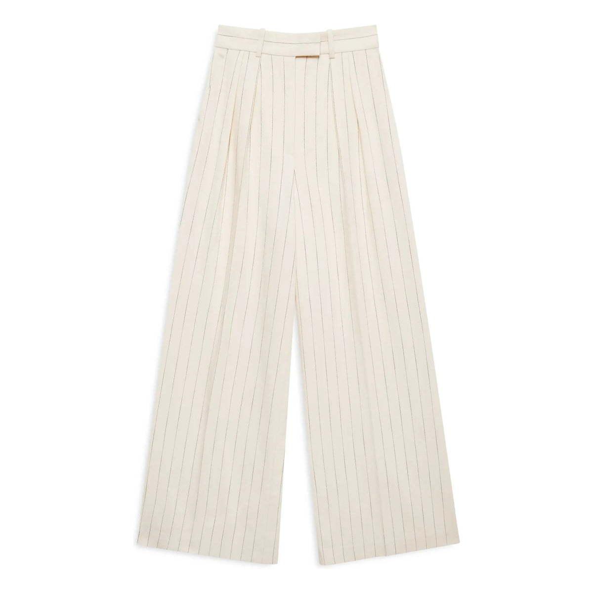 Anine Bing - Lou Striped Pants | Cream