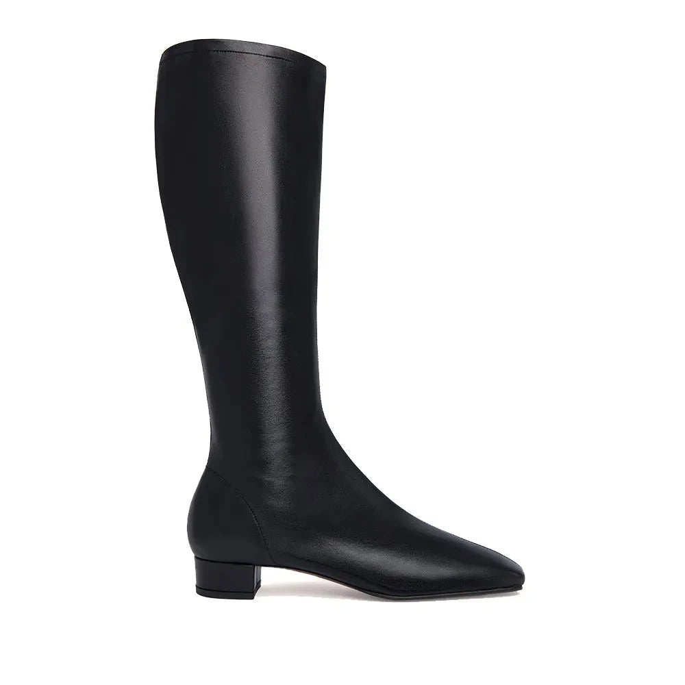 BY FAR - Edie Leather Boots | Black