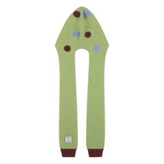 Jelly Mallow - Beanie, Scarf, Pom Poms | Green
