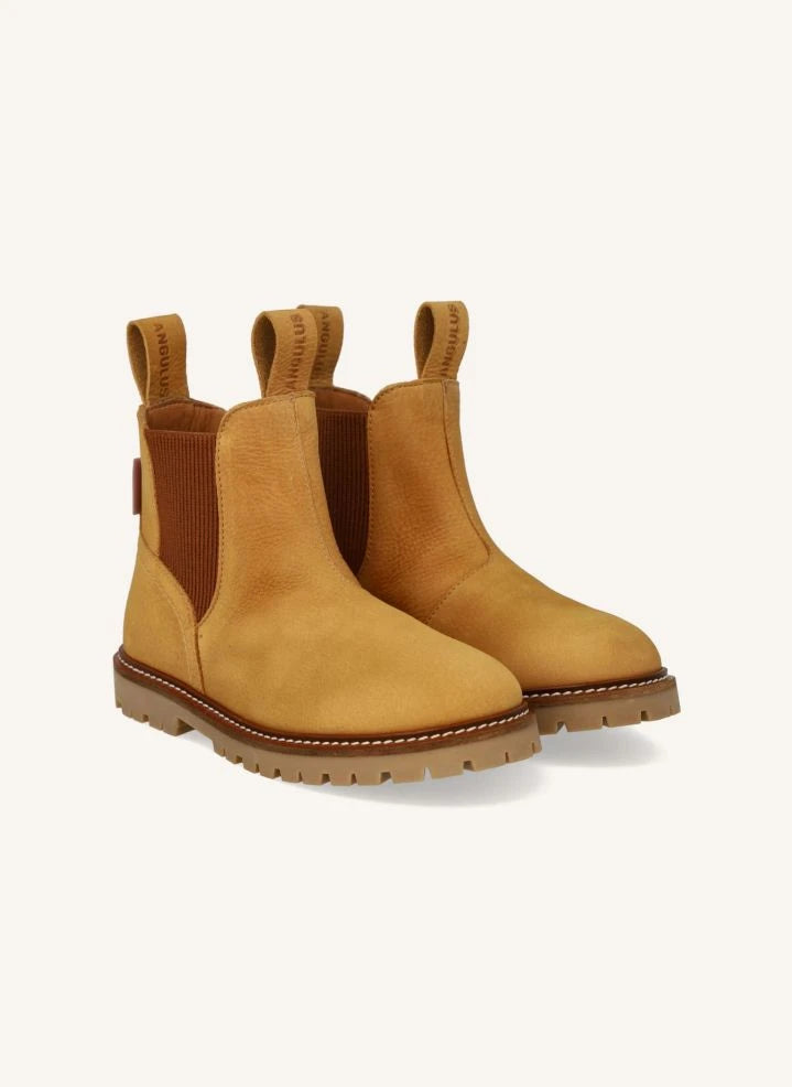 Angulus - Chelsea Boots Tex Nubuck | Camel