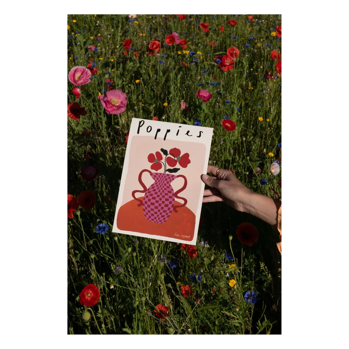 Rose England - Pink Poppies Poster