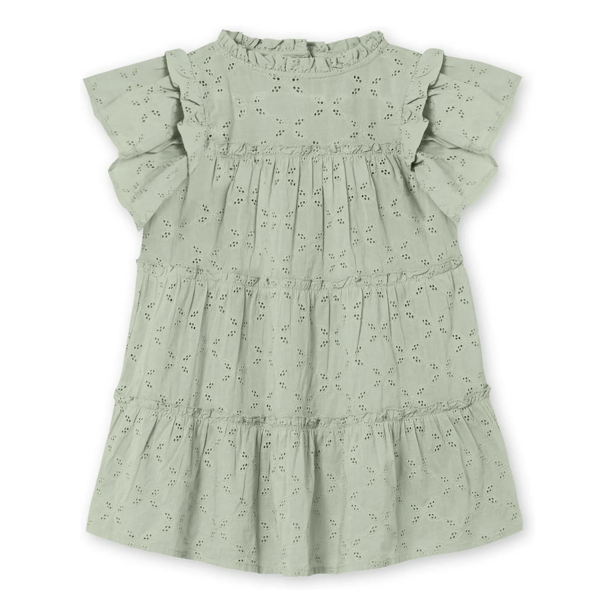 Fliink - Harper Embroidered Dress | Light Gray