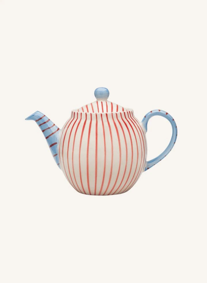 Anna + Nina - Percy Teapot | Red