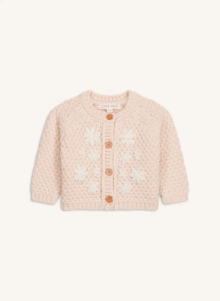 Louise Misha - Yasmine cardigan | Light Pink