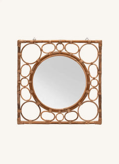 Anna + Nina - Bamboo Mirror | Brown
