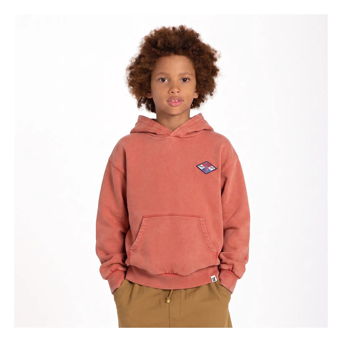 Hundred Pieces - Pat Athletic Chill Organic Cotton Sweatshirt | Red