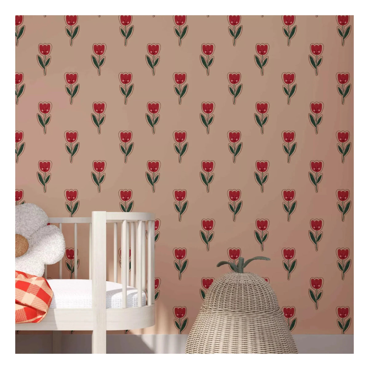 Season Paper - Happy Tulip Wallpaper
