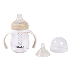 Béaba - 2-in-1 Baby Bottle and Teether | Clay