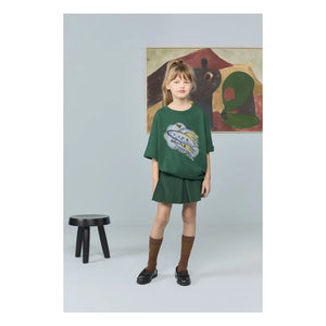 The Animals Observatory - Olingo Velvet Short Skirt | Green