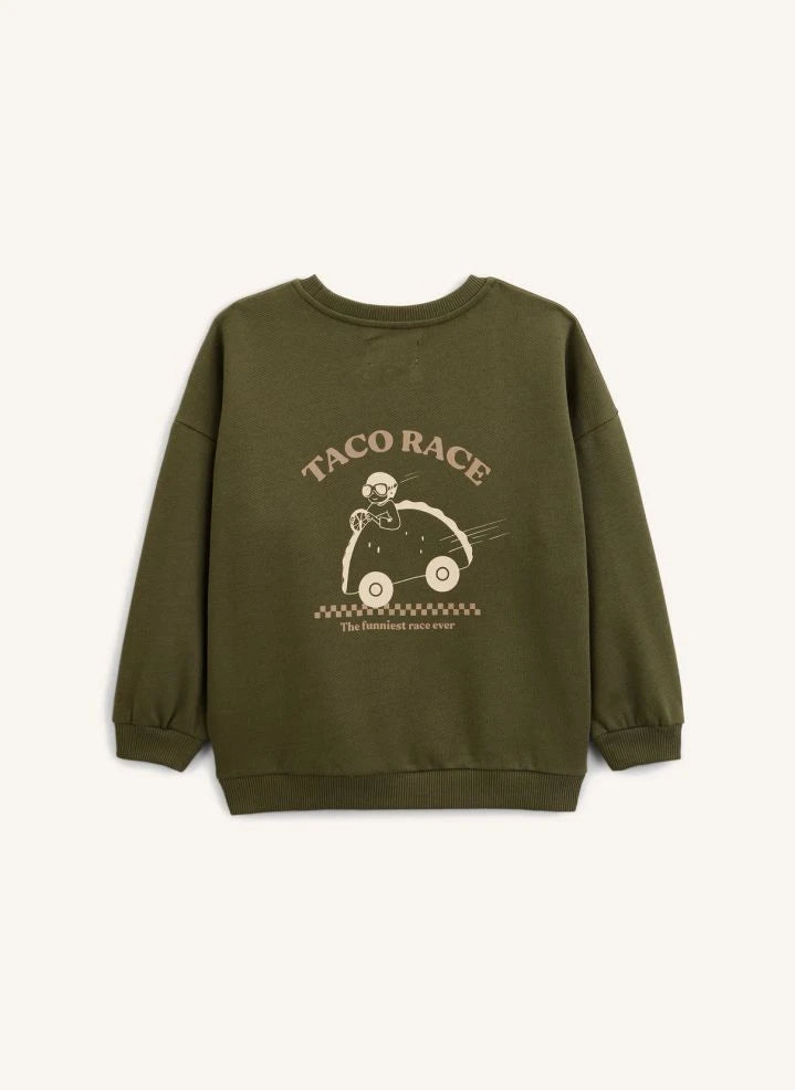 Apaches - Sahari Taco Race sweatshirt | Green