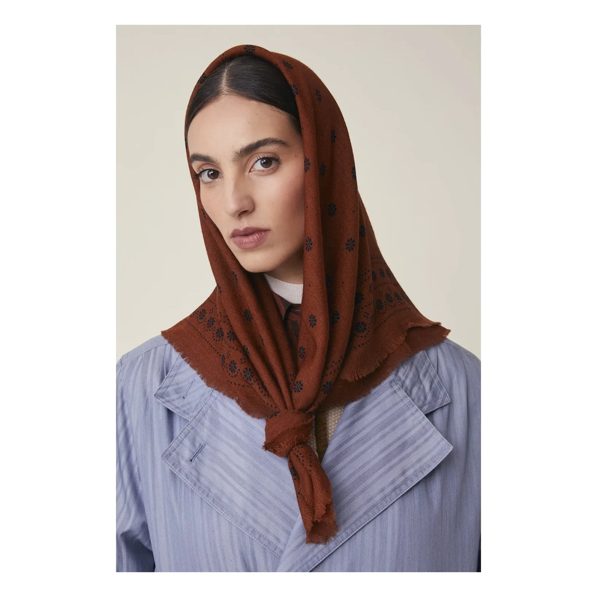 Moismont - Achille Scarf No. 851, Wool | Faded Red