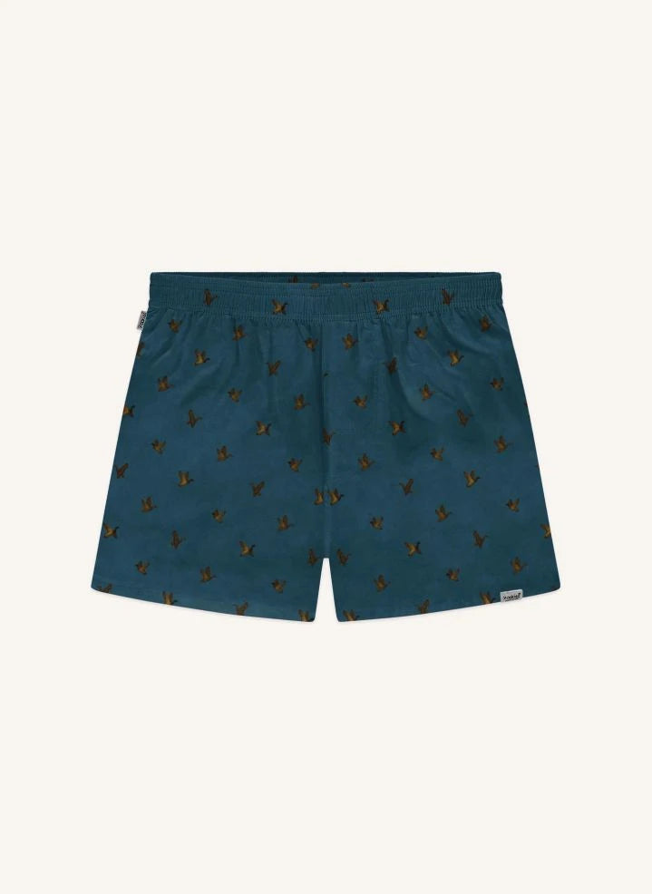 Pockies - Duck Boxer Shorts | Petrol Blue