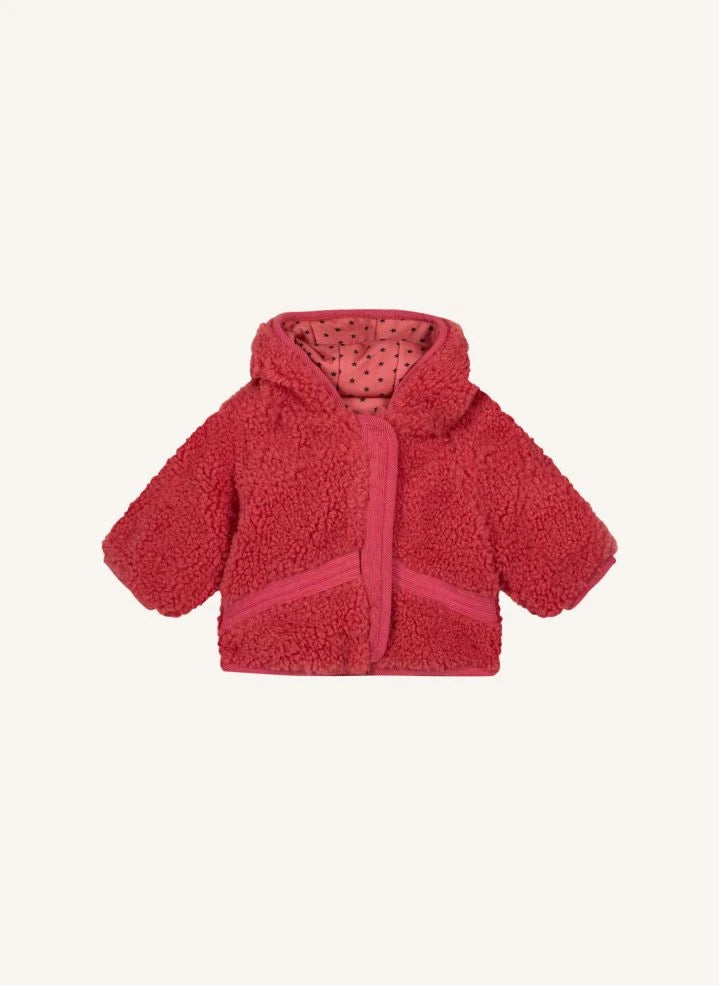 Bonton - Sherpa Piper coat | Framboise