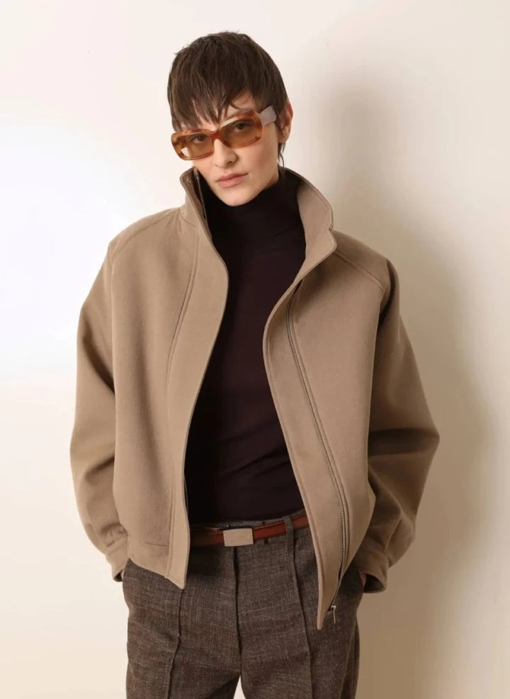 Laurence Bras - Comet Wool Jacket | Camel