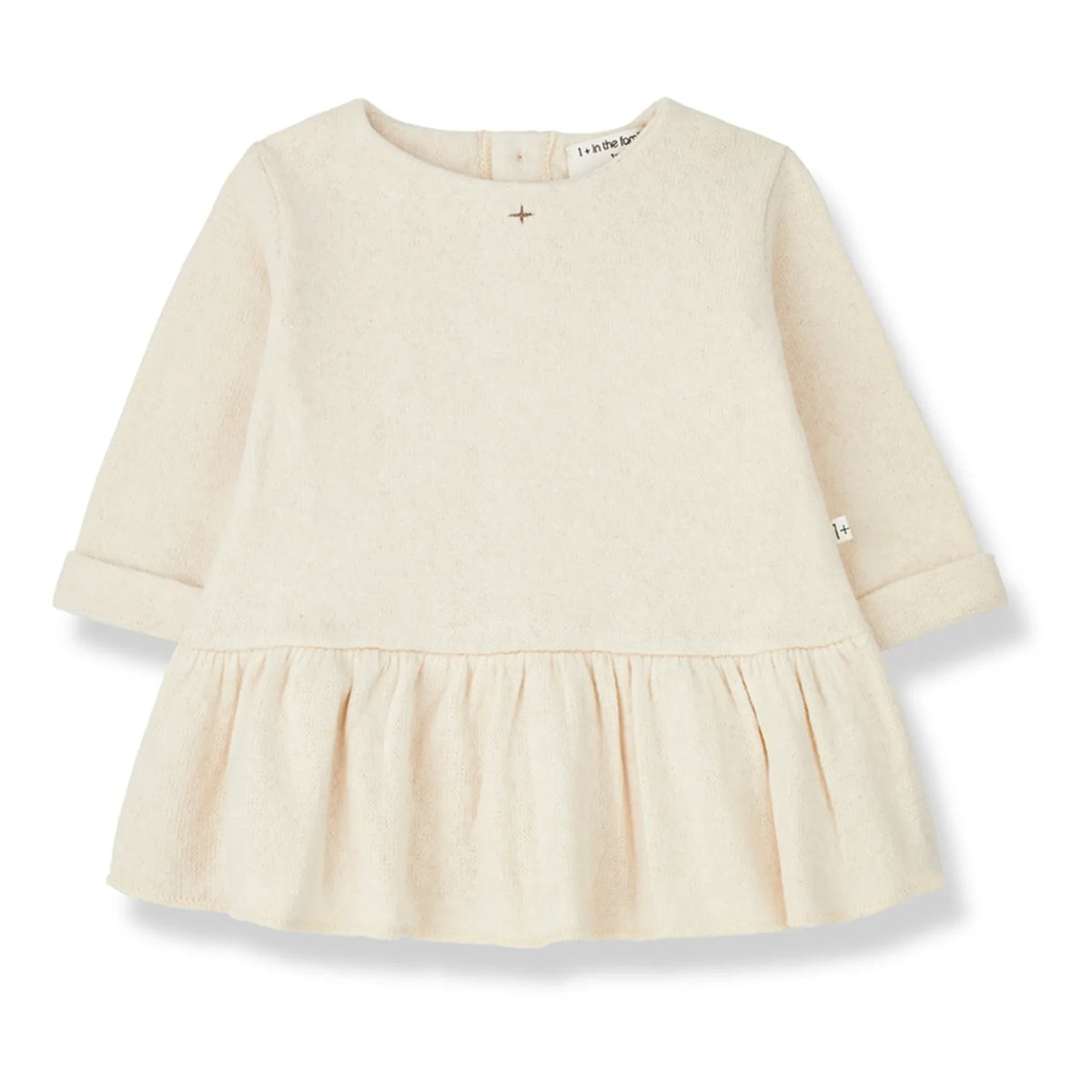 1+ in the family - Cecile Recycled Fiber Dress | Ecru