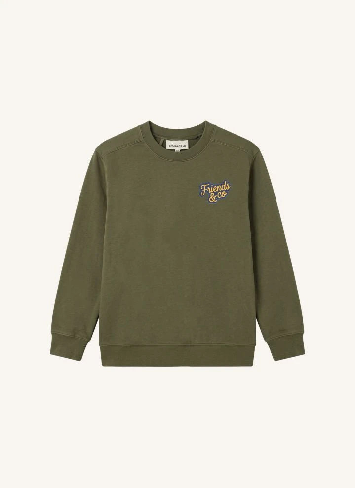 Smallable Kid - Favio Friends & Co Organic Cotton Sweatshirt | Verdigris