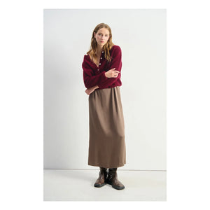 American Vintage - Vitow Alpaca Cardigan | Cherry Wood