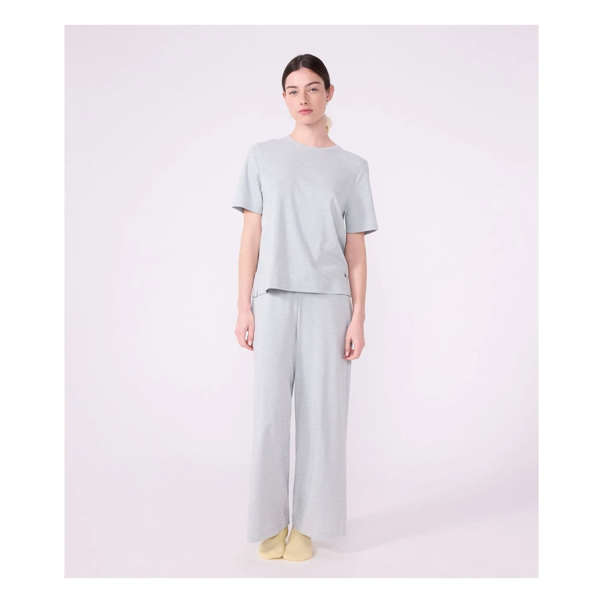 Petit Bateau - Organic Cotton Striped Pajamas | Blue