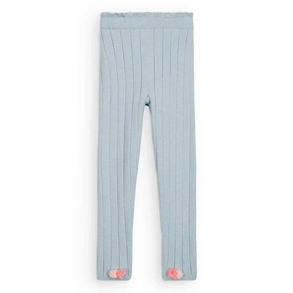 Louise Misha - Moldavia Ribbed Leggings | Light Blue