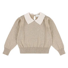 Morley - Zamora Wool Collar Sweater | Beige