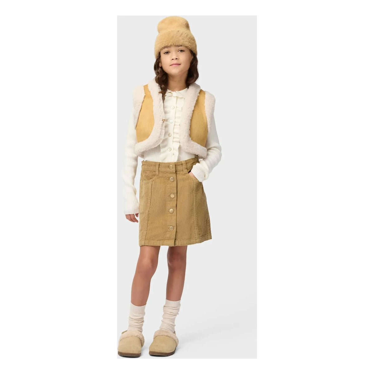 Molo - Hildur Sleeveless Vest | Camel