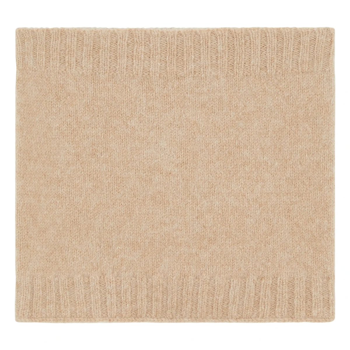 SMALLABLE BASICS - Heather beige pure wool neck warmer