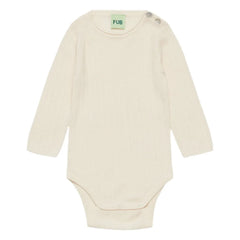 FUB - Merino Wool Ribbed Bodysuit | Ecru