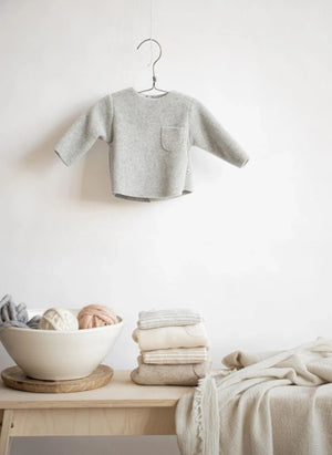 1+ in the family - Alex Bamboo sweater | Light grey