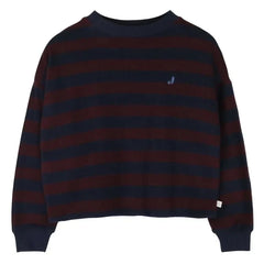 Jenest - Kay Striped Organic Cotton T-Shirt | Navy