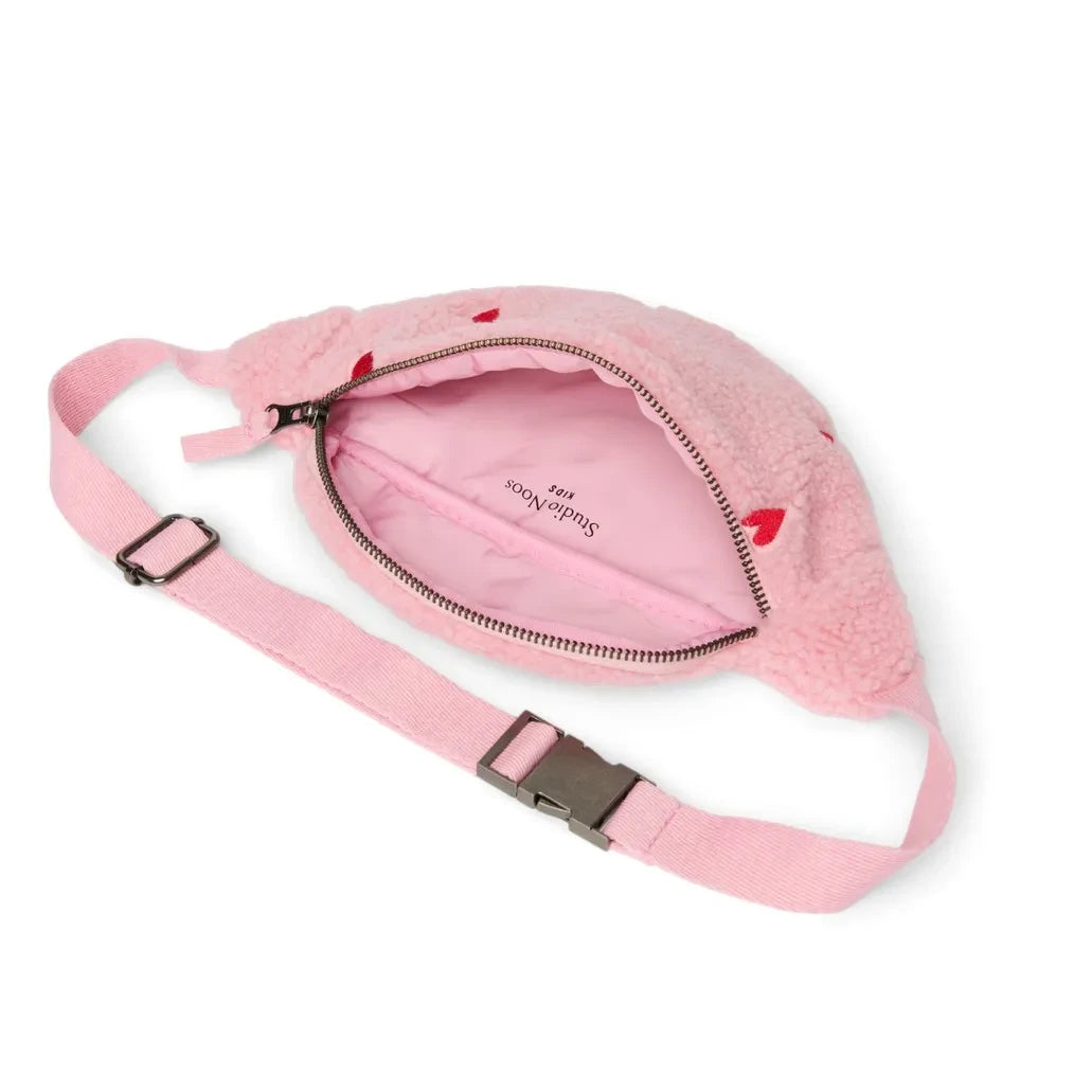 Studio Noos - Hearts Kids Waist Bag | Pink
