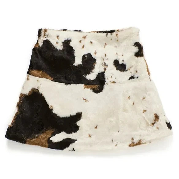 Maison Mangostan - Leather Jacket Skirt | Beige