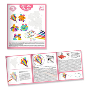 Djeco - Shrink Plastic Art - Kawaii Keyrings