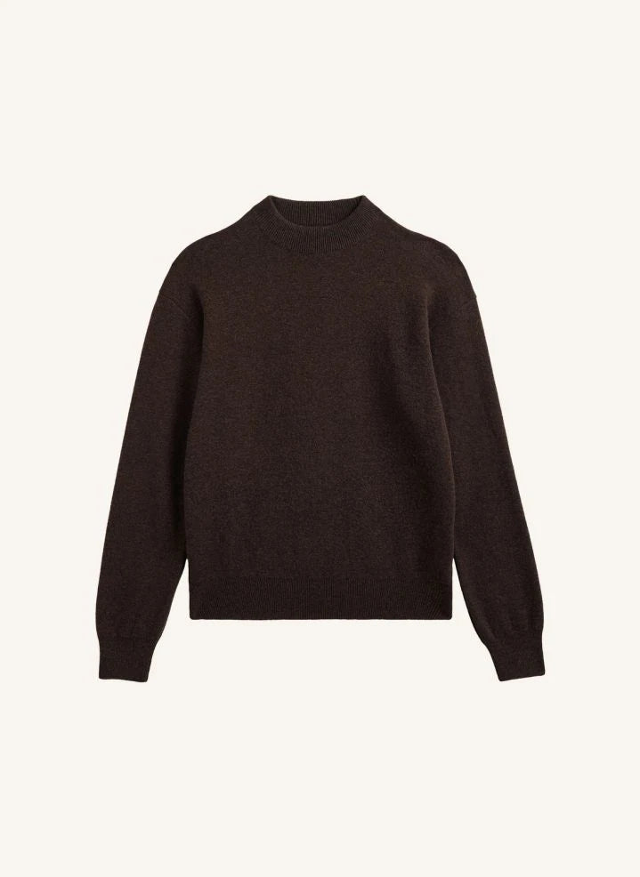 Homecore - Liam Wool Sweater | Dark Brown