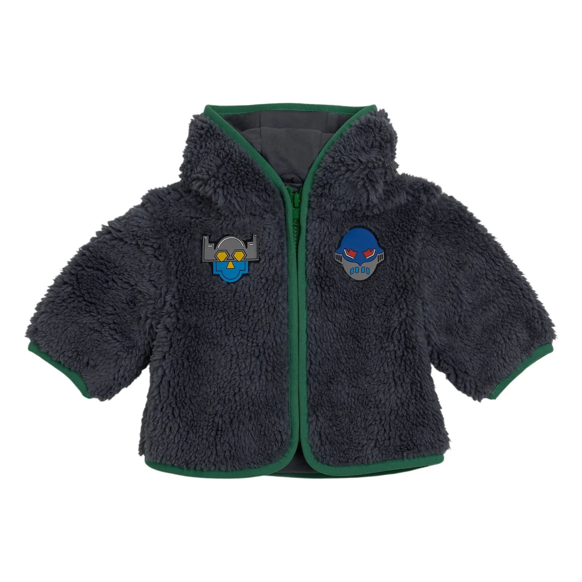 Stella McCartney Kids - Superhero Sherpa Jacket | Dark Blue