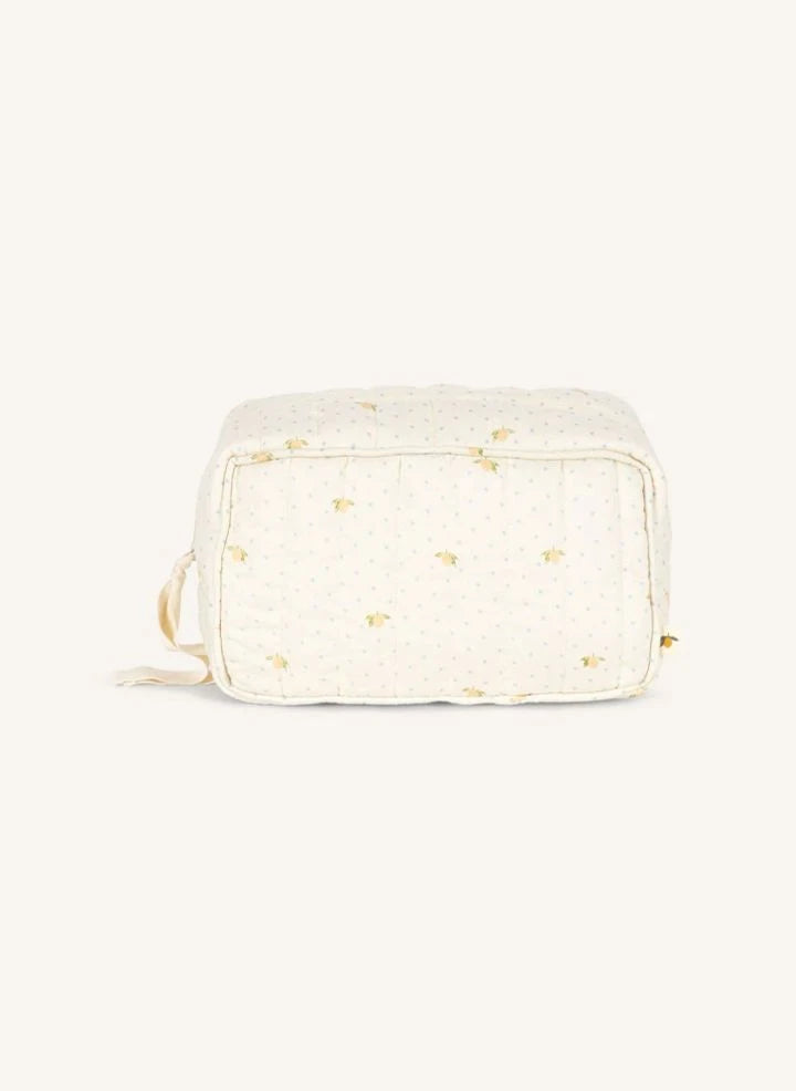 Konges Sløjd - Lemon Dot Toiletry Bag | Yellow
