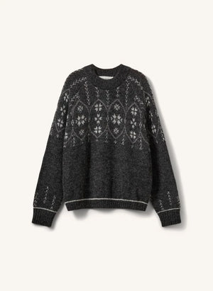 Sofie Schnoor - Ainasy sweater | Charcoal grey