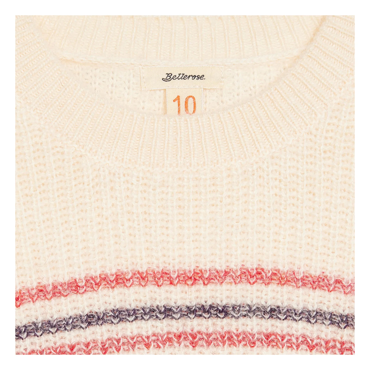 Bellerose - Diosy Striped Sweater | Ecru