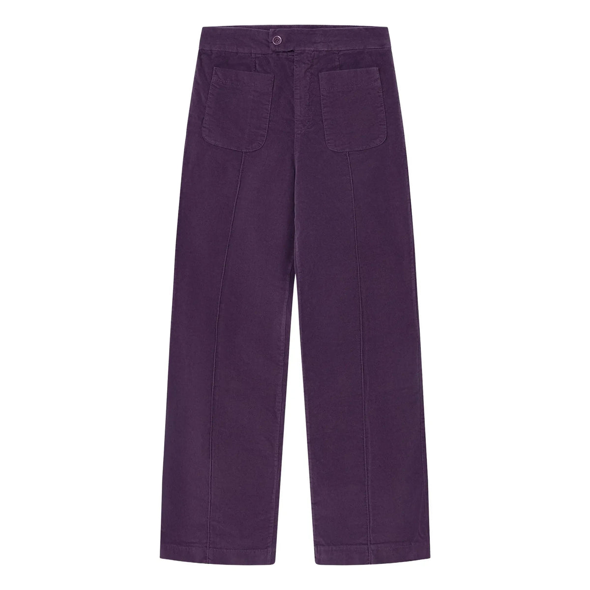 Dr Bloom - Destiny Velvet Pants | Aubergine