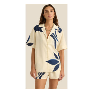 Soleil Soleil - Margot Silk Shirt | Ecru